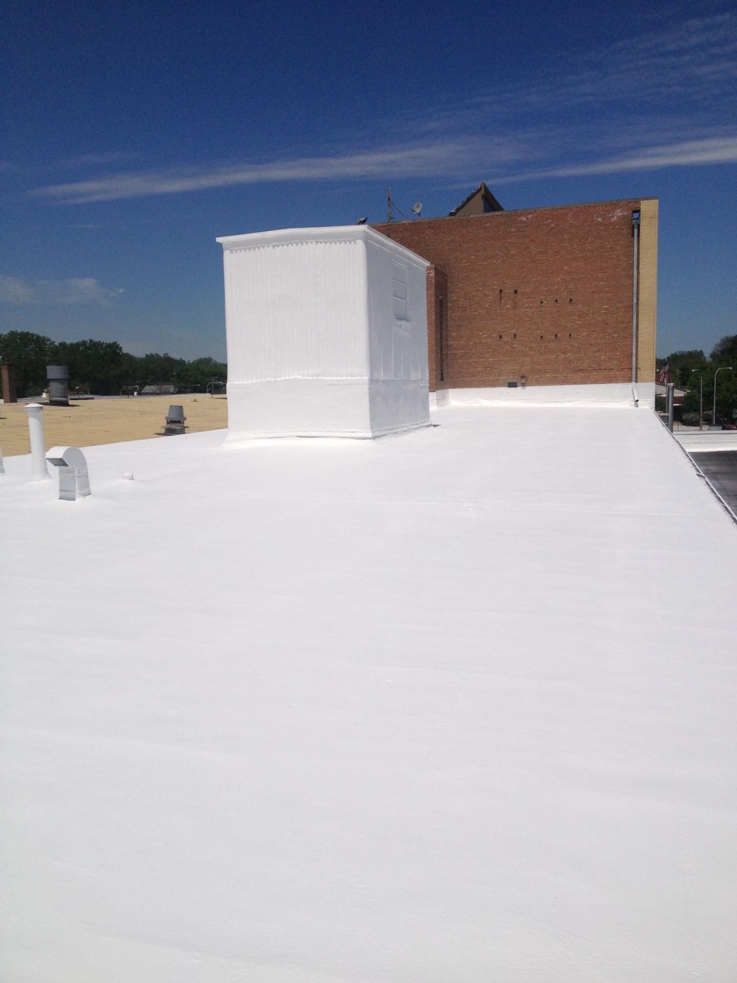 Dealer-installed liquid shingles restoration
